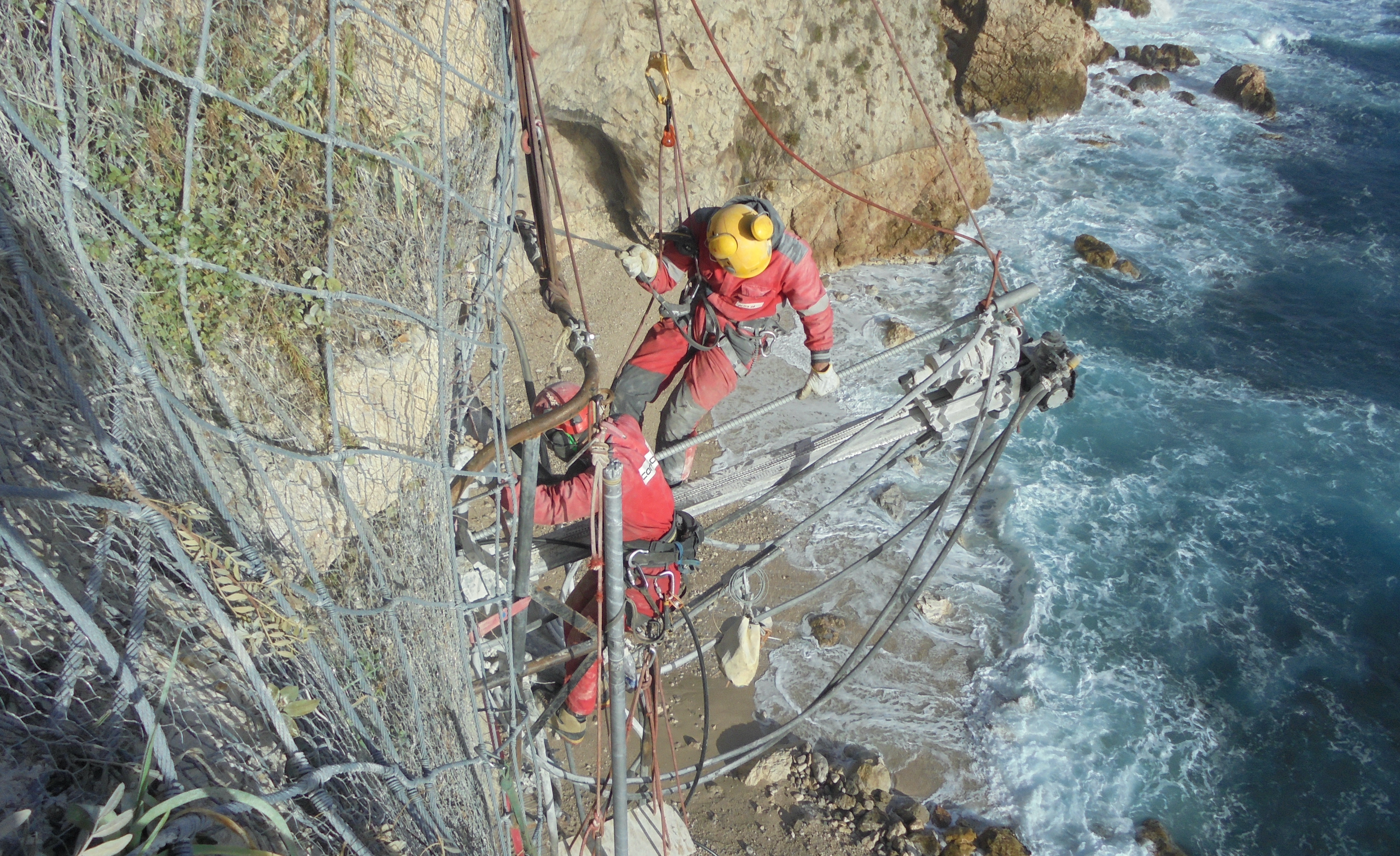 Torre delle Ciavole (Piraino, ME), Applicazione di un ancoraggio